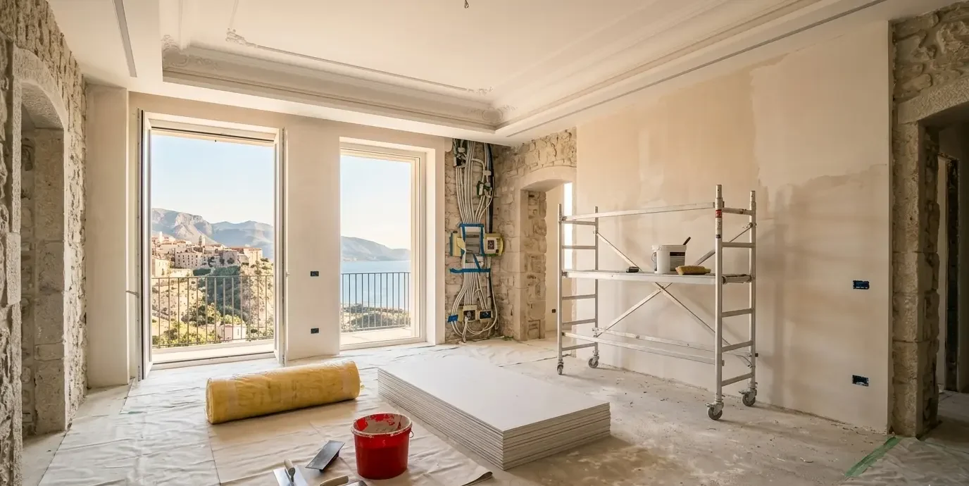 ristrutturazione interna cantiere Lamezia Terme